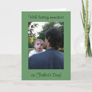 Father's Day Loving Memories PHOTO Card