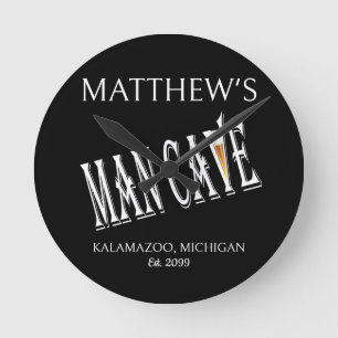 Father's Day Man Cave Pub Clock Sign