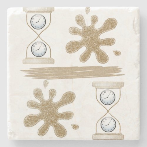 Fathers Day Marble Stone Coaster