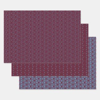 Fathers Day Maroon Coordinating Geometric