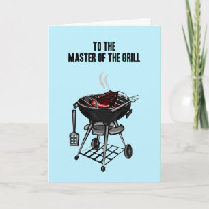 Father's Day Master of the Grill card customize