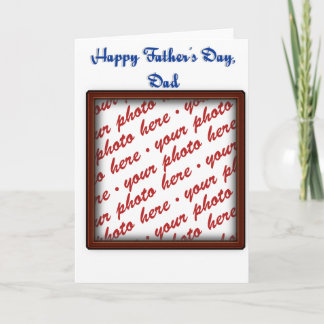 Father's Day Memento Frame Card