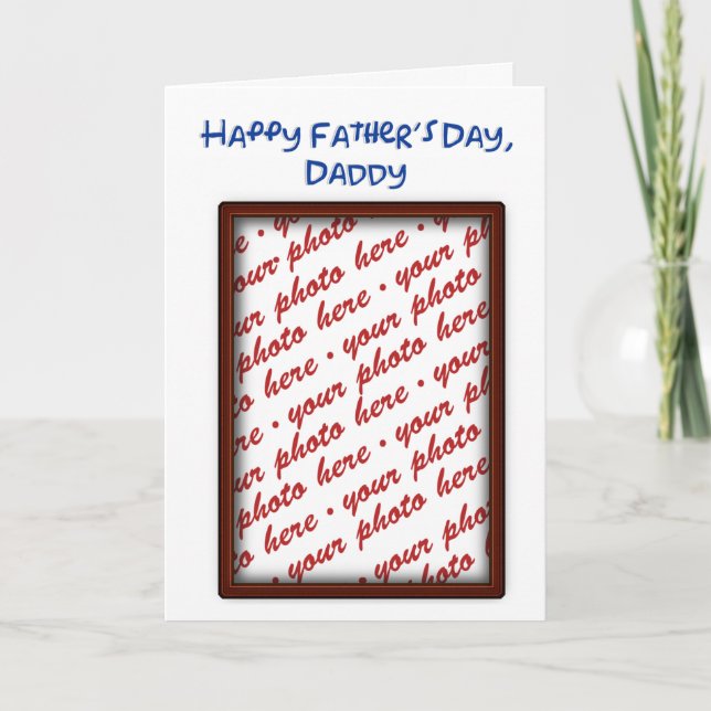 Father's Day Memento Frame Card (Front)