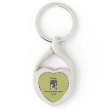 Father's Day Metal Keychain