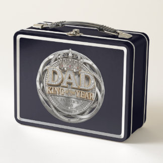 Father's Day Metal Lunch Box
