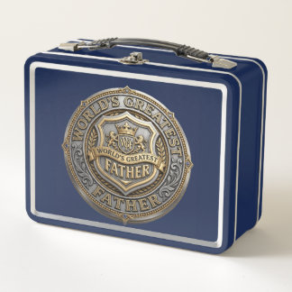 Father's Day Metal Lunch Box