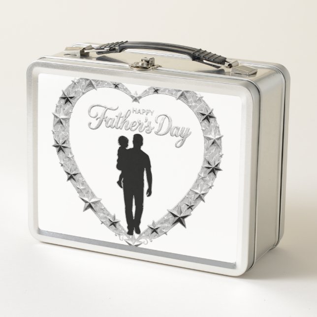 Father's Day Metal Lunch Box (Front)