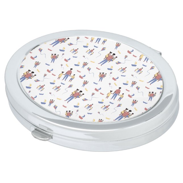 Father's Day Mirror Compact (Turned)