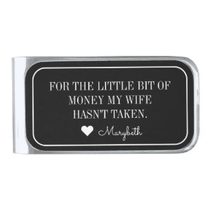 Father's Day Money Clip Gift From Wife