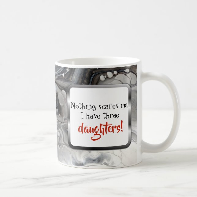 Father's Day Mother's Day Daughters Mug Mom Dad (Right)
