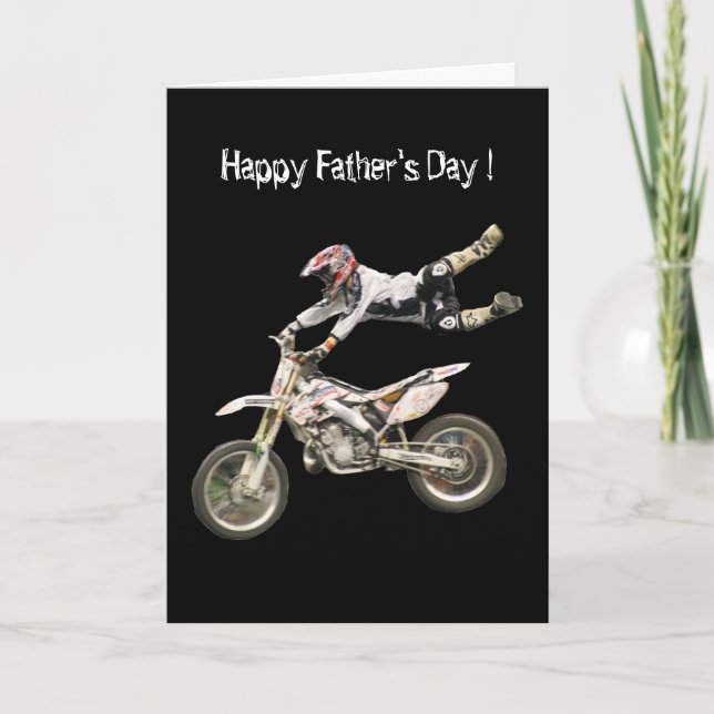 father's day moto card (Front)