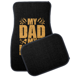 Father's Day My Dad My Hero Car Floor Mat