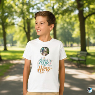 Father's Day My Hero Photo With Dad T-Shirt