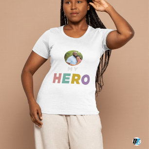Father's Day My Hero Photo With Dad T-Shirt