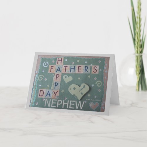 Fathers Day _ Nephew _ Scrapbook Card