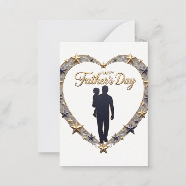 Father's Day Note Card (Front)