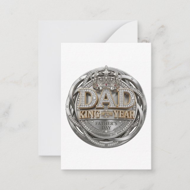Father's Day Note Card (Front)