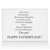 Father's Day Note Card/Baseball Cards (Inside Horizontal (Top))