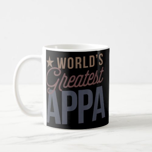 Fathers day or Birthday gift for Appa Korean Dad Coffee Mug