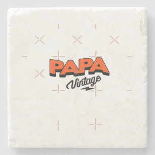 Father's Day or Christmas! A retro gift that will Stone Coaster