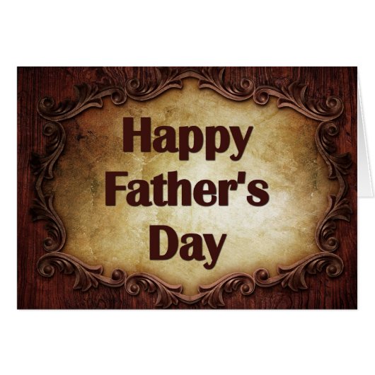 Father's Day Ornamental Cards (Front Horizontal)