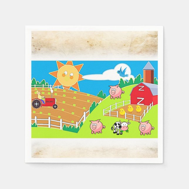 Father's Day Paper Napkins (Front)