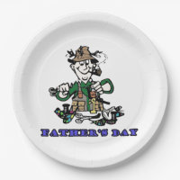 Fathers Day Paper Plate