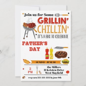 Father's Day Party Invitation by ZazzleHolidays at Zazzle