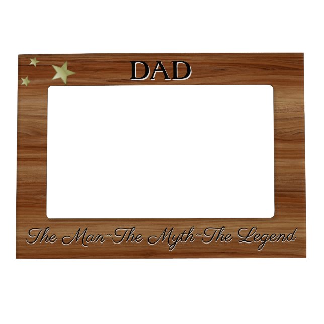 Fathers Day Personalised Dad Photo Frame (Front)