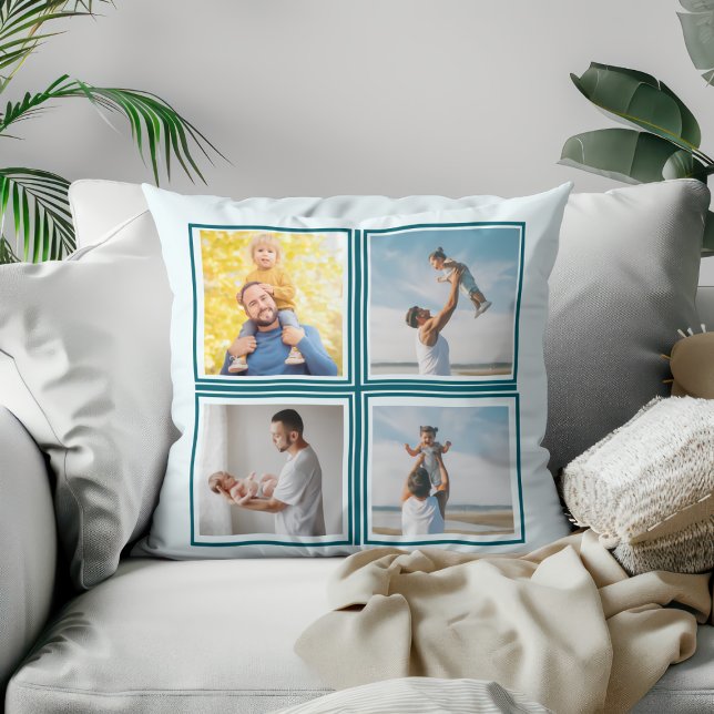 Father's Day Personalize Me Throw Pillow (Creator Uploaded)