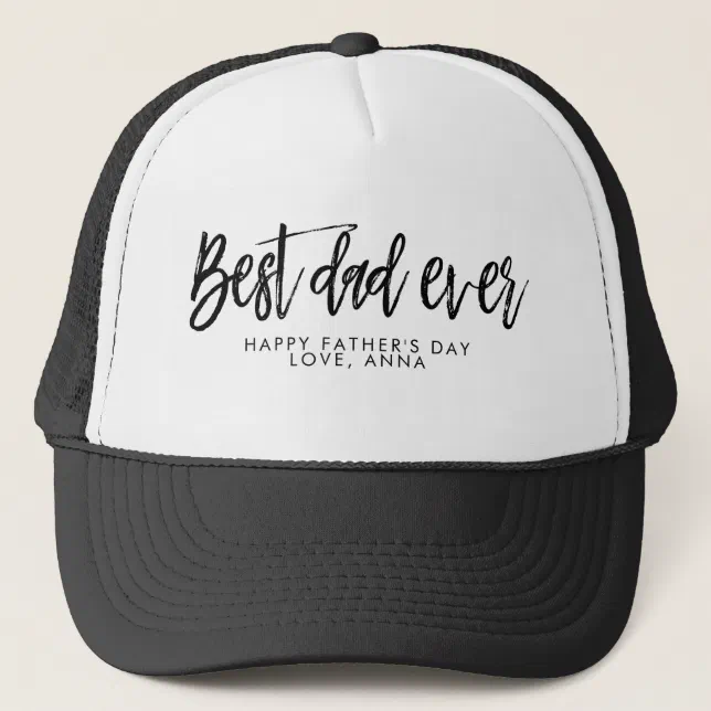 Fathers Day Personalized Gift for Dad Trucker Hat | Zazzle