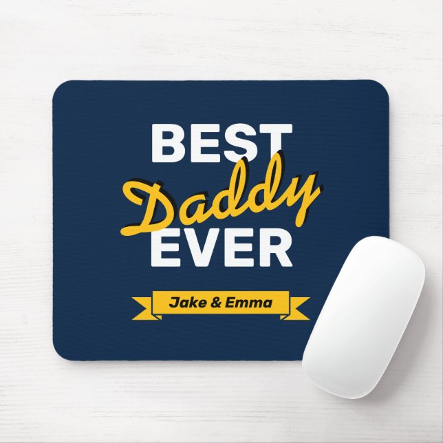 Father's Day Personalized Mouse Pad  (With Mouse)