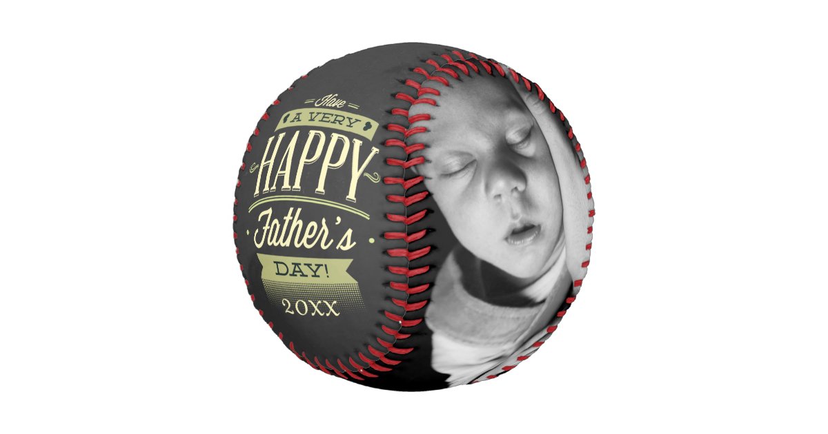 Fathers Day Personalized One Of A Kind Baseball Makes for a great First Father's Day Gift