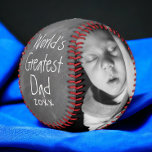 Fathers Day Personalized One Of A Kind Custom Made Baseball at Zazzle