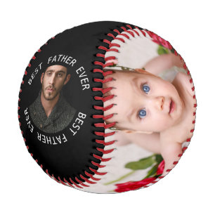 Fathers Day Personalized One Of A Kind Photo Baseball