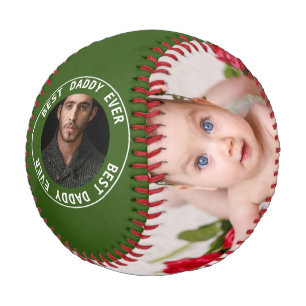 Fathers Day Personalized One Of A Kind Photo Baseball