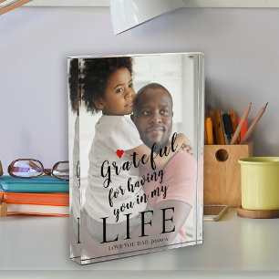 Fathers Day personalized photo and text quote