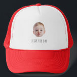 Father's Day Personalized Photo Birthday gift  Trucker Hat<br><div class="desc">Father's Day Personalized Photo Birthday gift Trucker Hat</div>