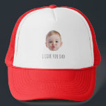 Father's Day Personalized Photo Birthday gift  Trucker Hat<br><div class="desc">Father's Day Personalized Photo Birthday gift Trucker Hat</div>