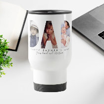 Father's Day Personalized Photo Collage Dad gift Travel Mug