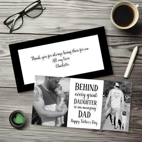 Fathers Day Personalized Photo Daughter Quote
