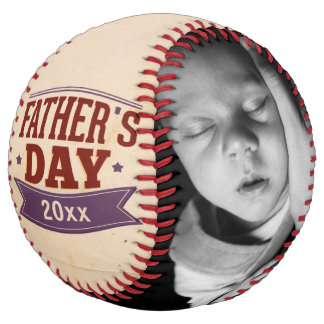 Fathers Day Personalized Softball
