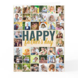 Father's Day Photo Collage Big Personalized Card Father's Day Photo Collage Big Personalized Card