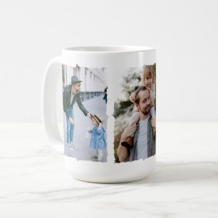 Father's Day Photo Collage Coffee Mug