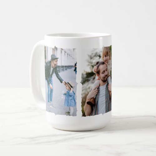 Fathers Day Photo Collage  Coffee Mug