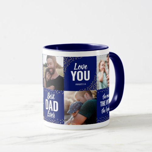 Fathers Day Photo Collage Mug