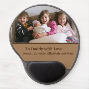 Father's Day Photo  Gel Mouse Pad