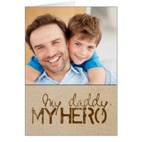Fathers Day Photo Greeting Card