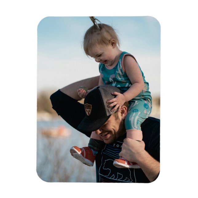 Father's Day Photo Keepsake Magnet (Vertical)