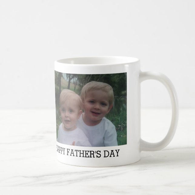 Father's Day Photo Mug Custom Gift Idea (Right)